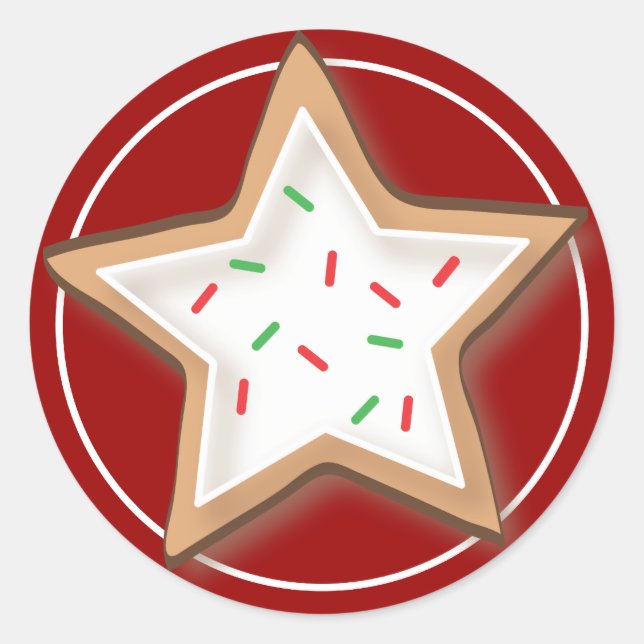 Navidades Pegatinas de Cookie Yummy (Anverso)