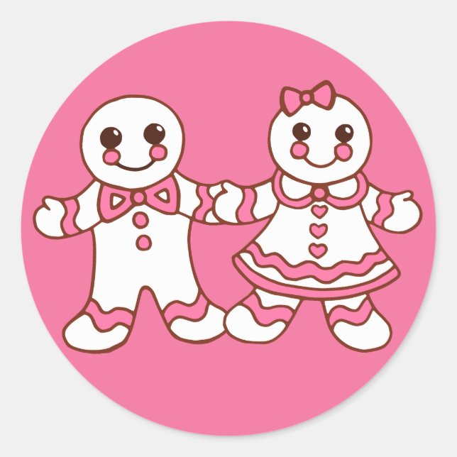 Navidades Pegatinas de cookies (Anverso)