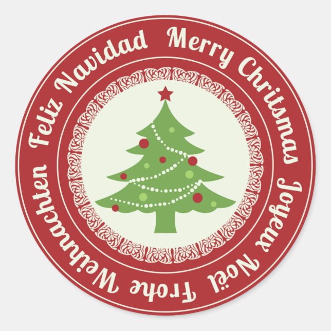 Navidades pegatinas de intercambio de cookies (Anverso)