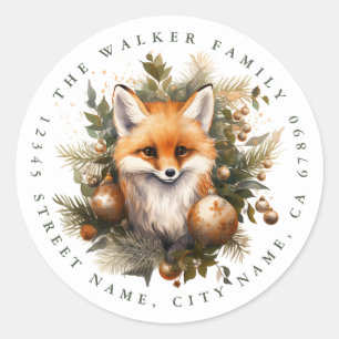 Navidades Pegatinas de la Ronda Fox