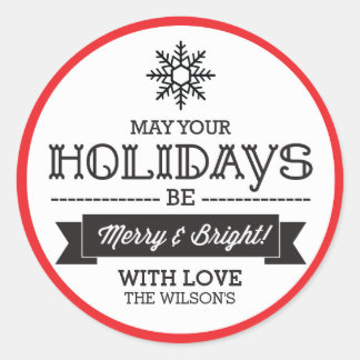 Navidades Pegatinas de regalo / etiquetas