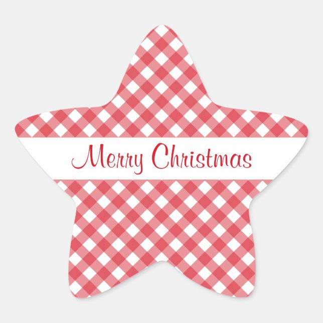 Navidades Pegatinas Estrella (Anverso)