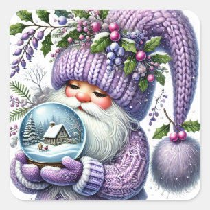 Navidades Pegatinas Gnome