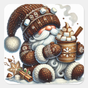 Navidades Pegatinas Gnome