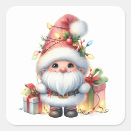 Navidades Pegatinas Gnome