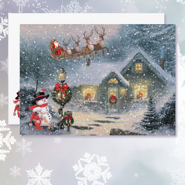Navidades permiten que nieve Santa Sleigh personal (Subido por el creador)