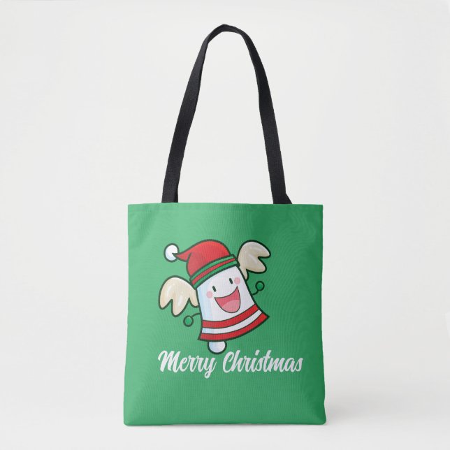 Navidades personalizables amables golpean la bolsa (Anverso)