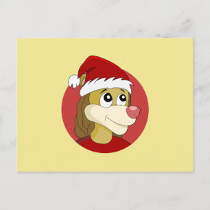 Navidades personalizado con tarjeta postal del oso