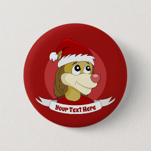 Navidades personalizado con un lindo botón de león