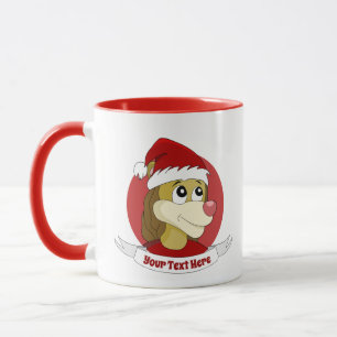 Navidades personalizado con una linda taza de león