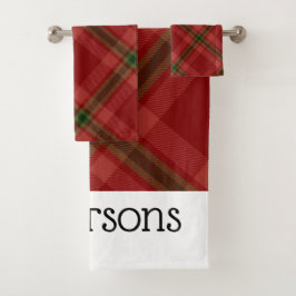 Navidades Personalizado Red y Green Plaid