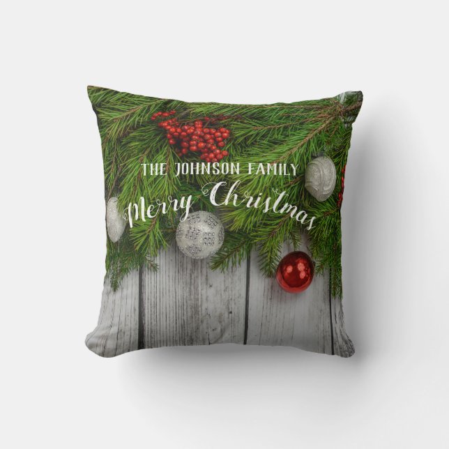 Navidades personalizados almohada para personaliza (Anverso)