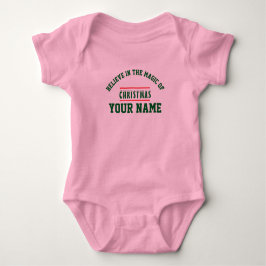 Navidades personalizados Baby Jersey Bodysuit