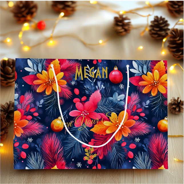 Navidades personalizados Bolsa de regalo grande co (Subido por el creador)