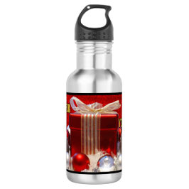 Navidades personalizados Botella de agua de acero