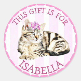 Navidades personalizados con etiquetas de regalo P