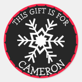 Navidades personalizados con etiquetas de regalo P