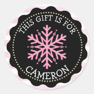 Navidades personalizados con etiquetas de regalo P
