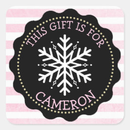 Navidades personalizados con etiquetas de regalo P