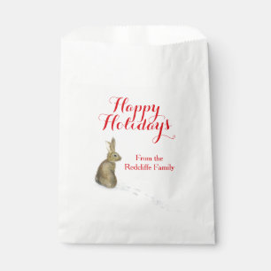 Navidades Personalizados conejos en bolsas de rega