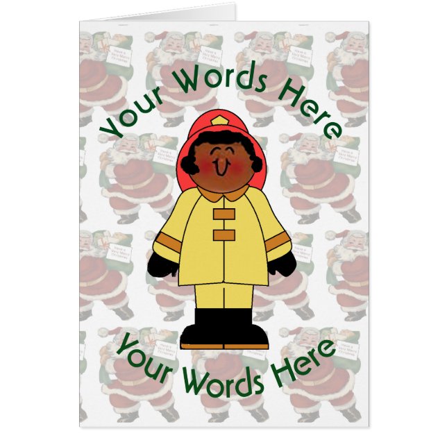 Navidades Personalizados de bomberos de juguete ne (Frente)