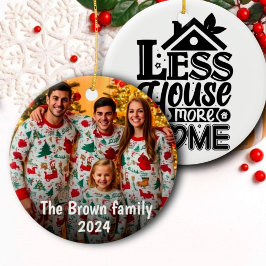 Navidades personalizados de decoración casera