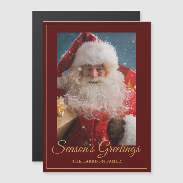 Navidades personalizados del animado invierno Sant (Anverso/Reverso)