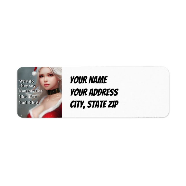 Navidades personalizados Devolver etiquetas de dir (Frente)