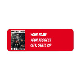 Navidades personalizados Devolver etiquetas de dir