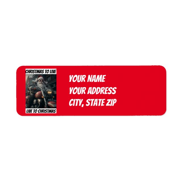 Navidades personalizados Devolver etiquetas de dir (Frente)