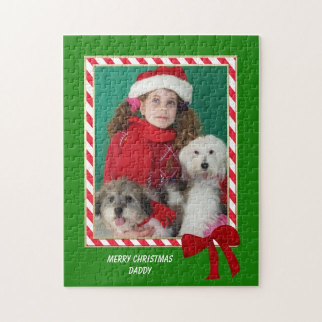 Navidades personalizados Foto rompecabezas (Vertical)