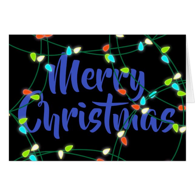 Navidades personalizados iluminan la navidad (Anverso (Horizontal))