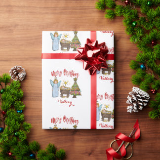 Navidades personalizados manejan papel de ajuste