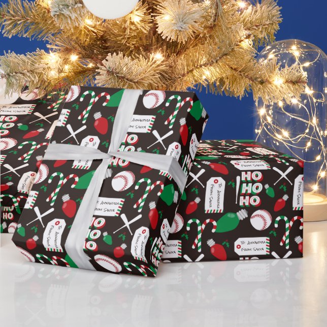 Navidades personalizados Papel de envolvimiento de (Vacaciones)