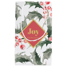 Navidades personalizados regalan bolsas botánicas