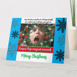 Navidades personalizados Tarjeta REGALO ESPECIAL V