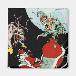 Navidades pesadilla 2 pulgadas cuadrado imán