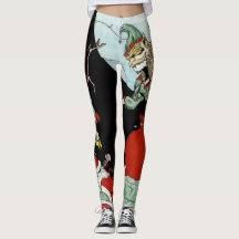 Navidades pesadilla Personalizado Leggings