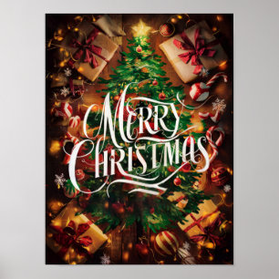 Navidades Petróleo pinando Posters y pinturas #3