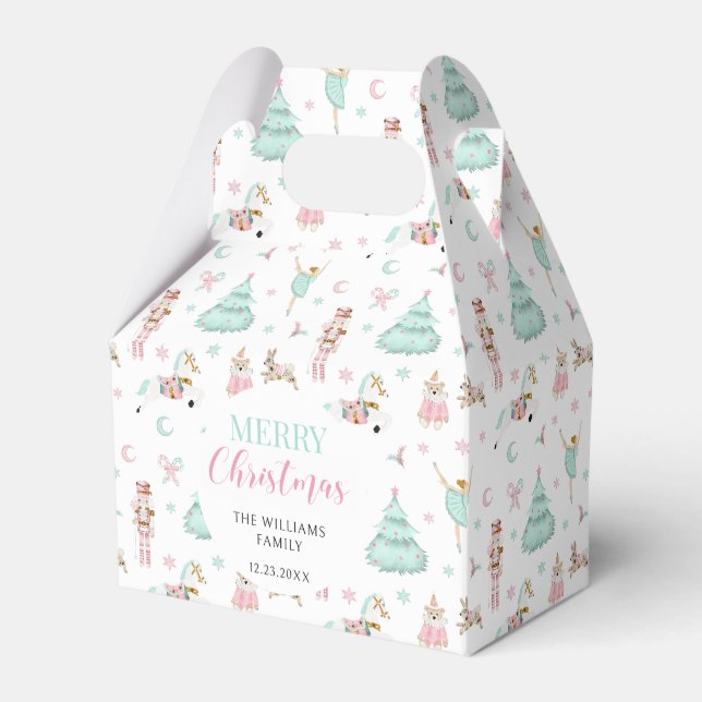 Navidades petunistas pastel con cajas de favores (Front Side)