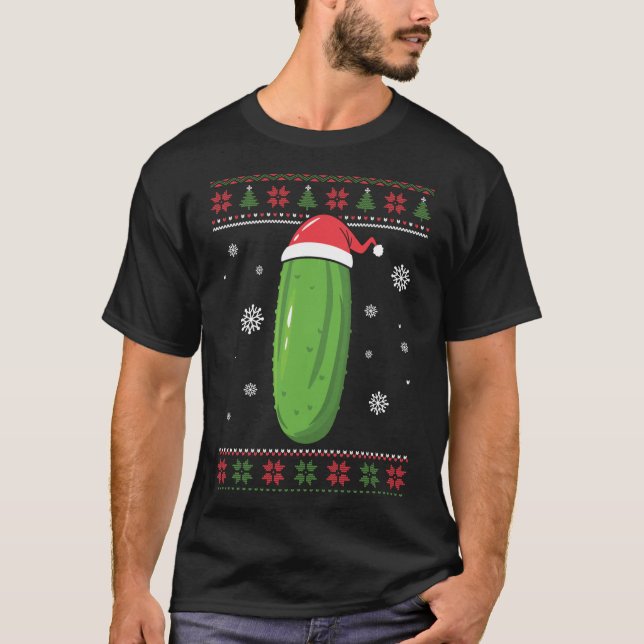 Navidades Pickle ~ Funny Ugly Sweater Design (Anverso)