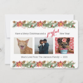 Navidades Pine y Poinsettias - Alegre