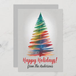 Navidades pino 11, Feliz Navidad, tarjeta de felic