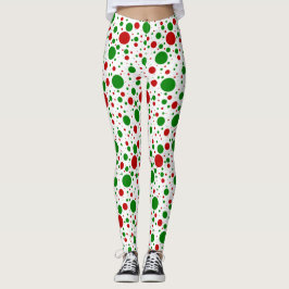 Navidades Polka Dots Leggings