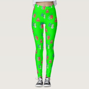 navidades poop emoji navidad leggings
