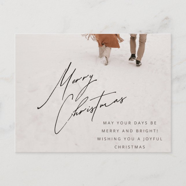 Navidades postear tarjeta (Anverso)