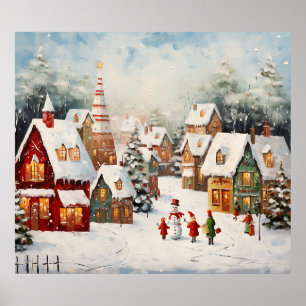 Navidades Poster de arte de escena