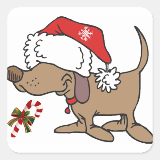 **NAVIDADES PUPPY** PEGATINAS (Anverso)