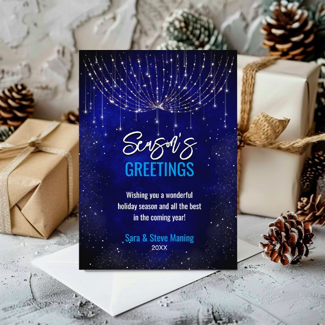 Navidades purpurinas de plata azul moda luces año  (Subido por el creador)