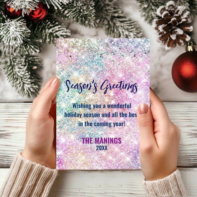 Navidades purpurinas rosados de moda año nuevo (Subido por el creador)